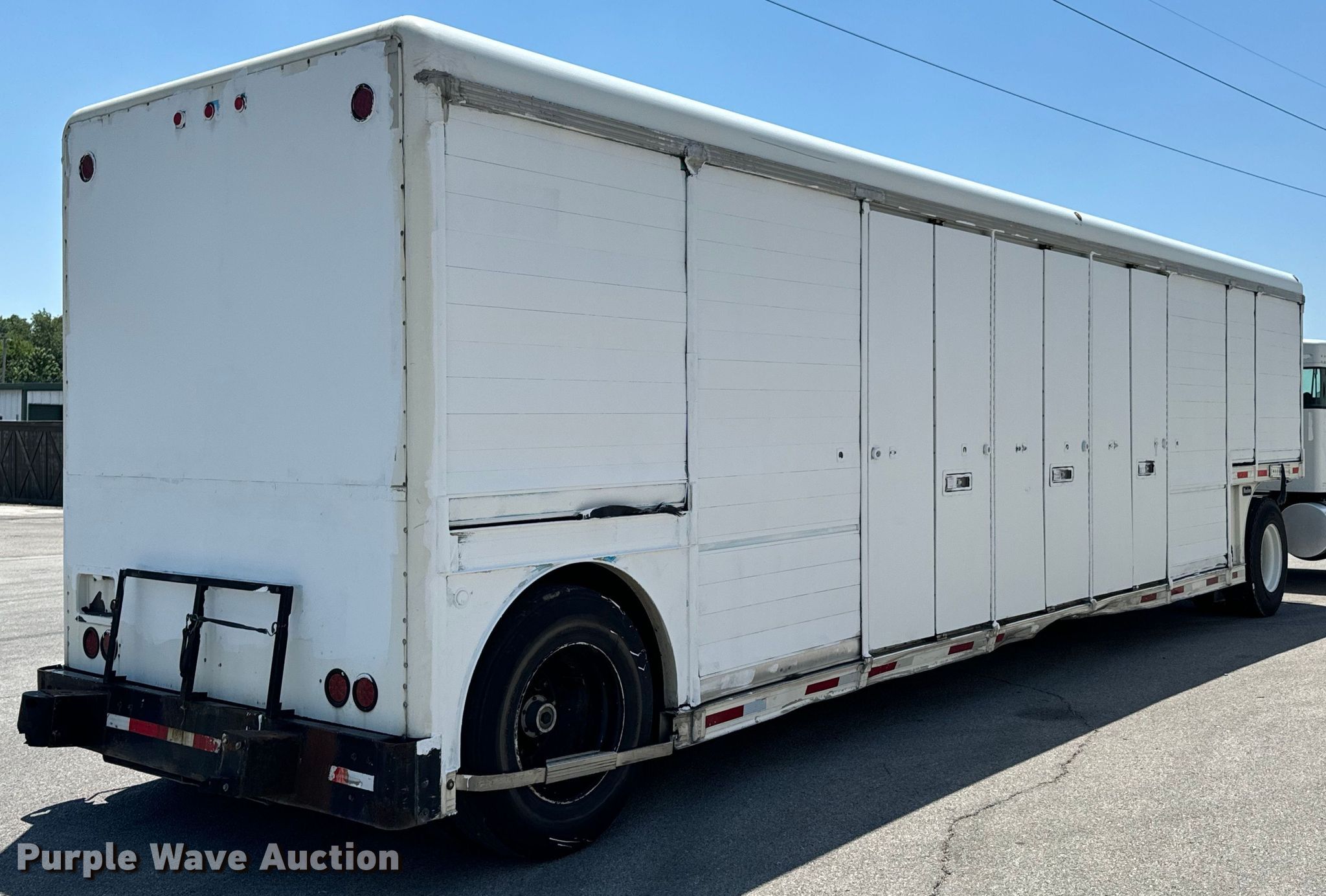 2000 Hackney & Sons refrigerated van trailer in Collinsville, OK Item DX0752 for sale Purple