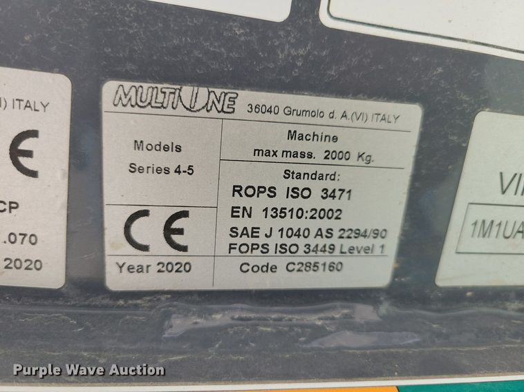 image for item DG0649 2019 Vermeer ATX530 compact wheel loader