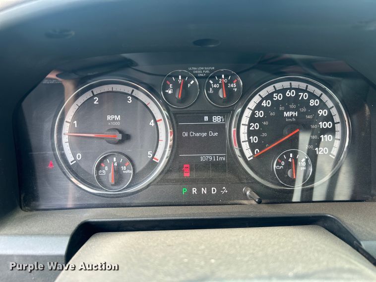 image for item DO6529 2012 Dodge Ram 3500HD flatbed pickup truck