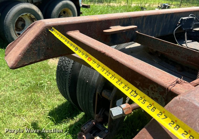 image for item DO6553 Shop Built roll-off container trailer