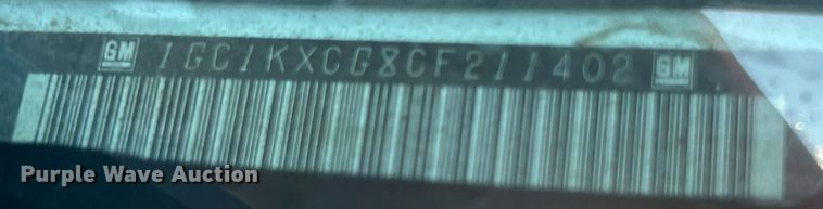 image for item DO6556 2012 Chevrolet  Silverado 2500HD Crew Cab pickup truck