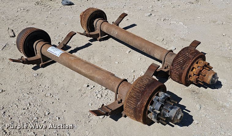 image for item DP6488 (2) Starlite utility trailer axles