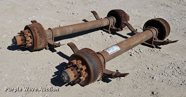 image for item DP6488 (2) Starlite utility trailer axles