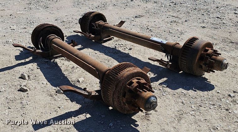 image for item DP6488 (2) Starlite utility trailer axles