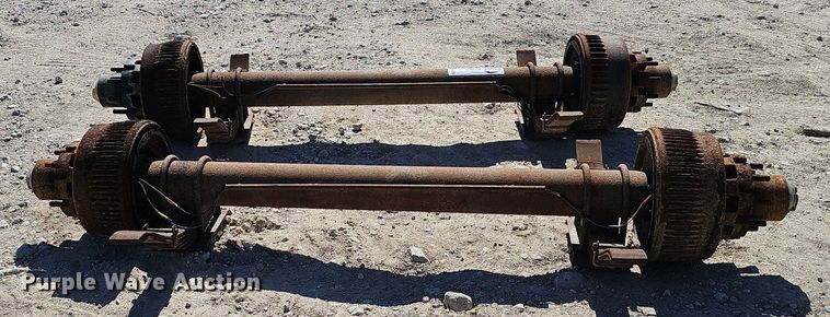 image for item DP6488 (2) Starlite utility trailer axles