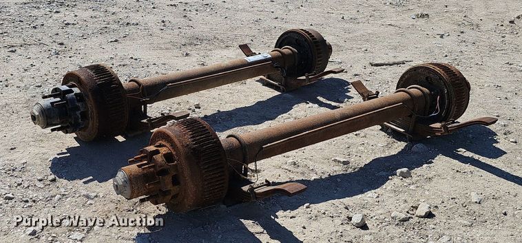 image for item DP6488 (2) Starlite utility trailer axles