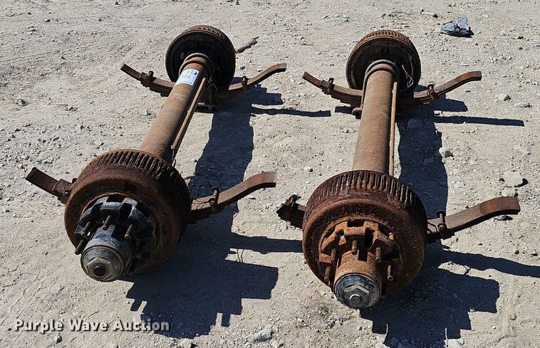 image for item DP6488 (2) Starlite utility trailer axles
