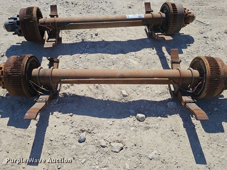 image for item DP6488 (2) Starlite utility trailer axles
