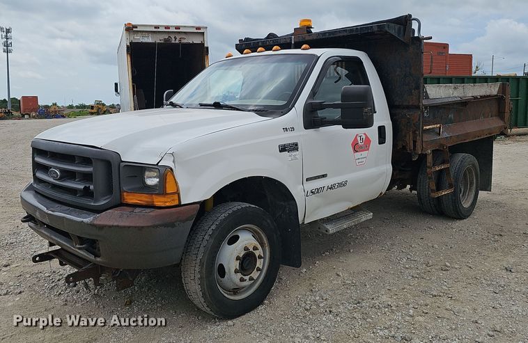 image for item DP6528 2001 Ford F550 Super Duty XL dump truck