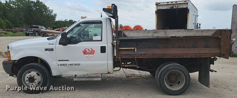 image for item DP6528 2001 Ford F550 Super Duty XL dump truck