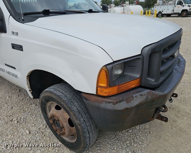 image for item DP6528 2001 Ford F550 Super Duty XL dump truck