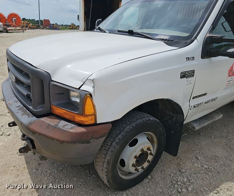 image for item DP6528 2001 Ford F550 Super Duty XL dump truck