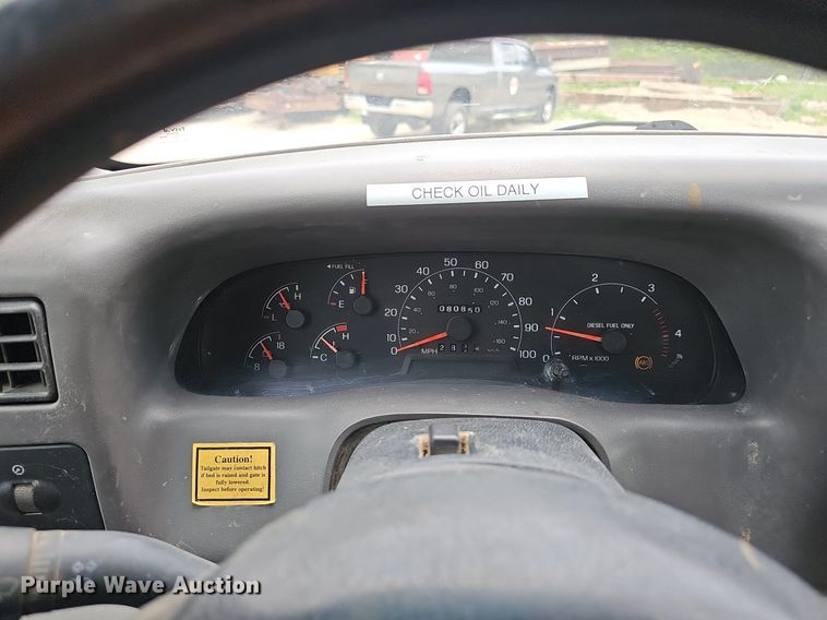 image for item DP6528 2001 Ford F550 Super Duty XL dump truck