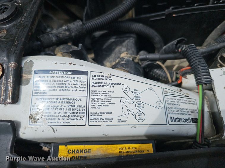 image for item DP6528 2001 Ford F550 Super Duty XL dump truck