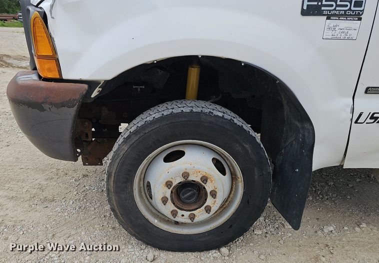 image for item DP6528 2001 Ford F550 Super Duty XL dump truck