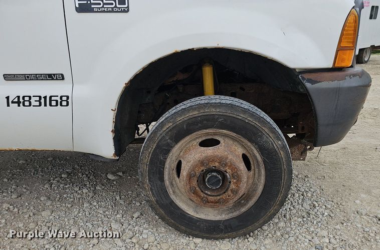 image for item DP6528 2001 Ford F550 Super Duty XL dump truck