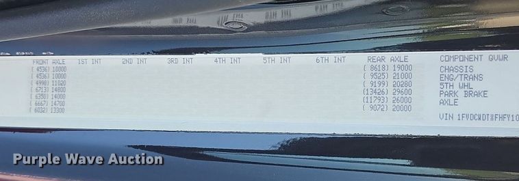 image for item DQ4385 2015 Freightliner  Business Class M2 shuttle bus