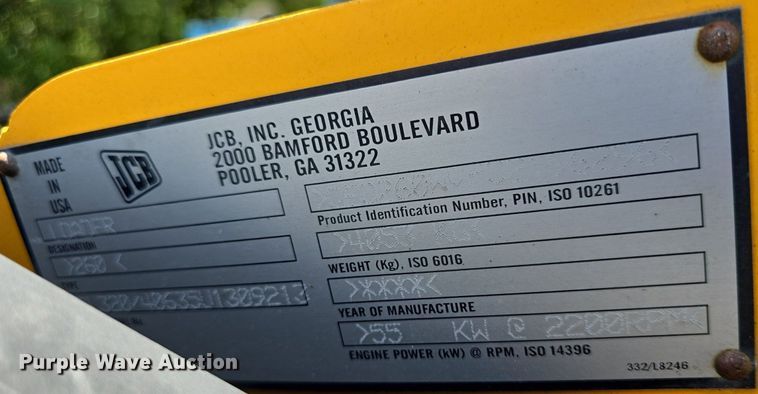 image for item DQ4436 2013 JCB 260 eco skid steer loader