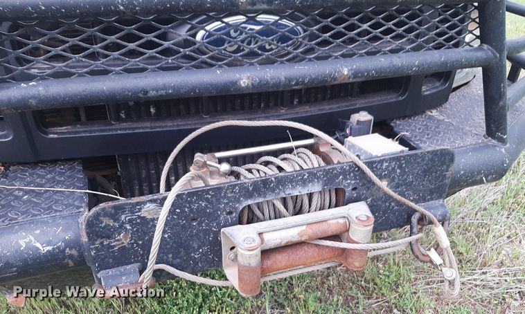 image for item DQ7054 2008 Ford F550 Super Duty SuperCab flatbed truck