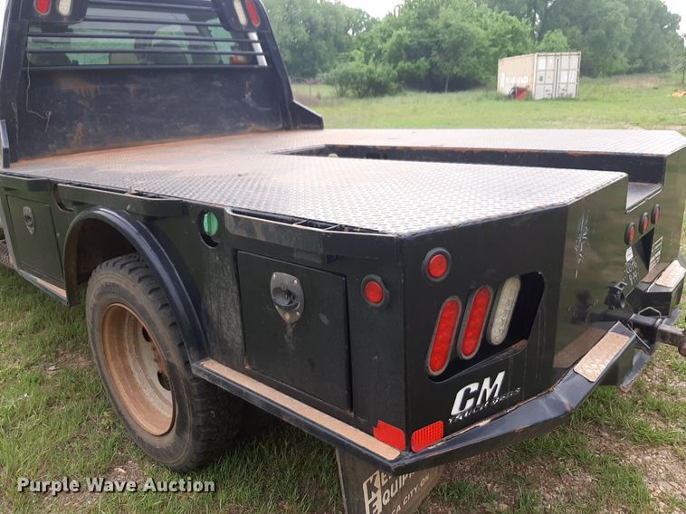 image for item DQ7054 2008 Ford F550 Super Duty SuperCab flatbed truck