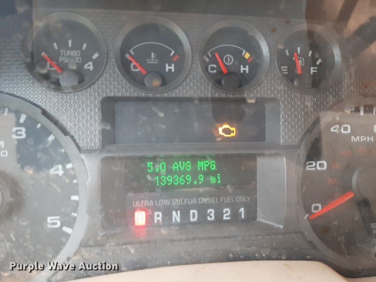 image for item DQ7054 2008 Ford F550 Super Duty SuperCab flatbed truck