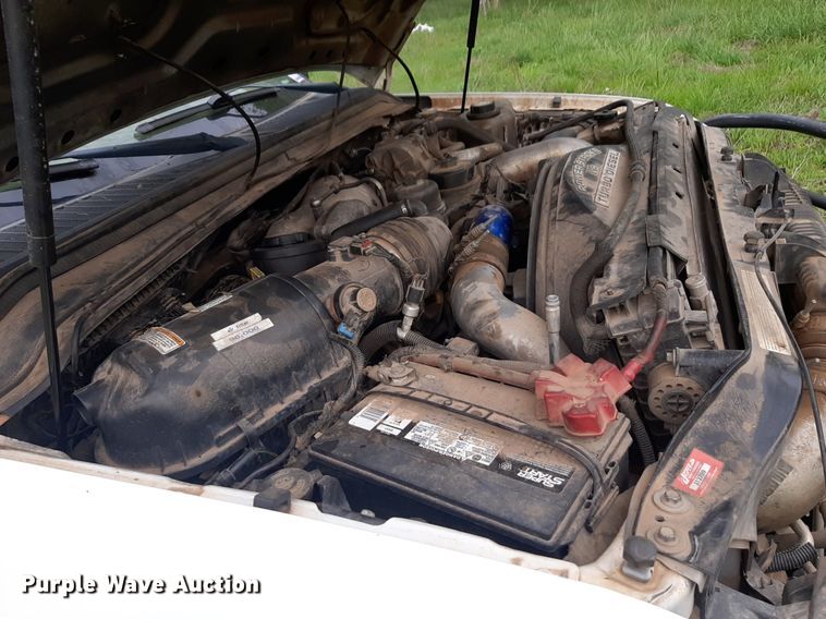 image for item DQ7054 2008 Ford F550 Super Duty SuperCab flatbed truck