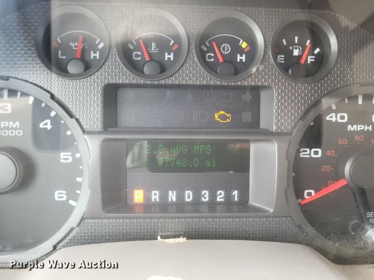 image for item DR4865 2009 Ford F350 Super Duty XL utility bed pickup truck