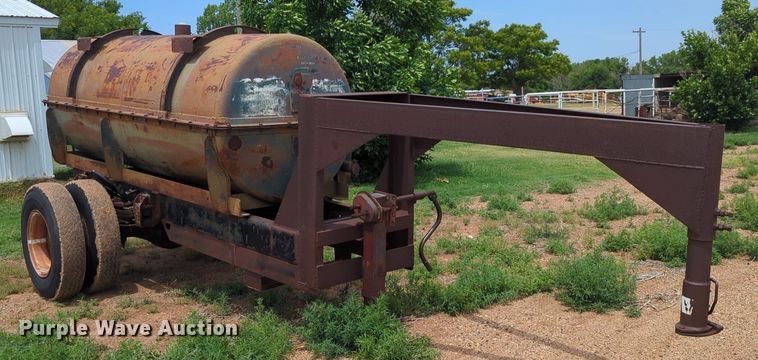 image for item DS6780 Shop built tank trailer