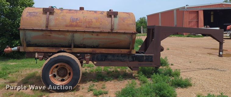 image for item DS6780 Shop built tank trailer