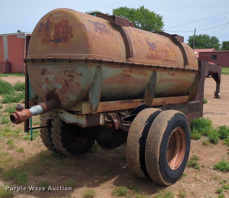 image for item DS6780 Shop built tank trailer