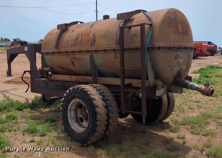 image for item DS6780 Shop built tank trailer