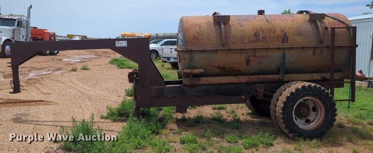 image for item DS6780 Shop built tank trailer