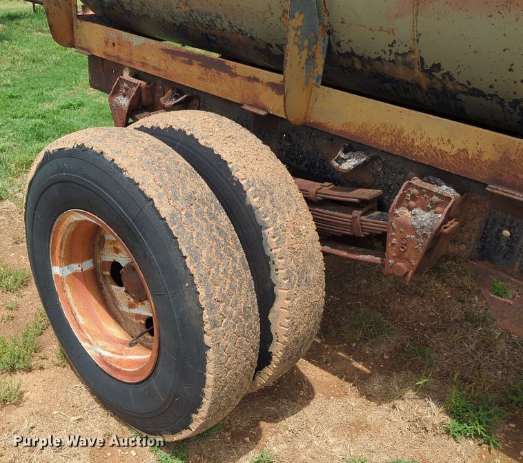 image for item DS6780 Shop built tank trailer