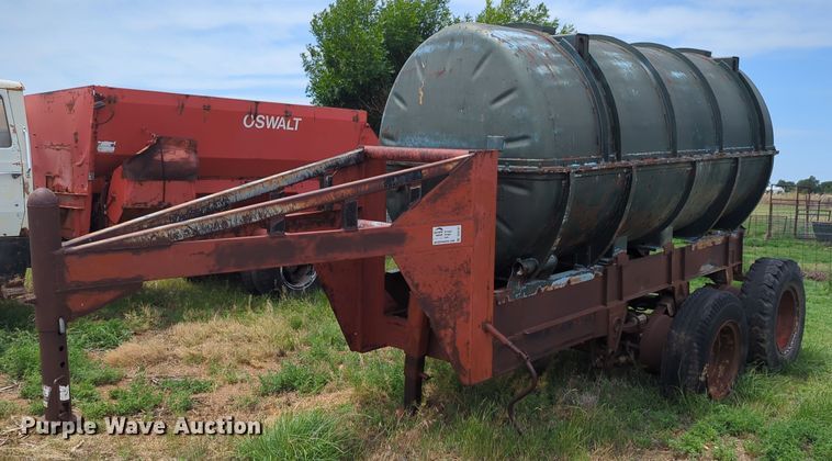 image for item DS6781 Shop built tank trailer