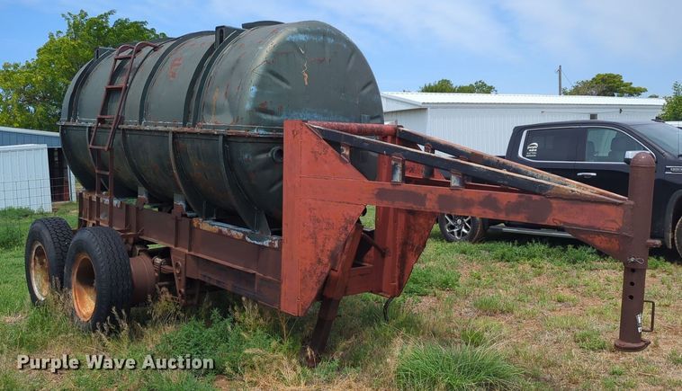 image for item DS6781 Shop built tank trailer