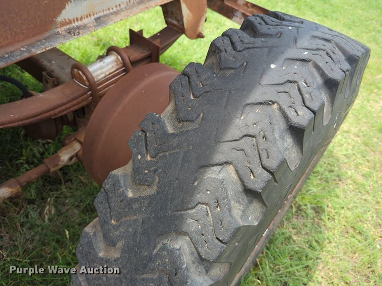 image for item DS6781 Shop built tank trailer