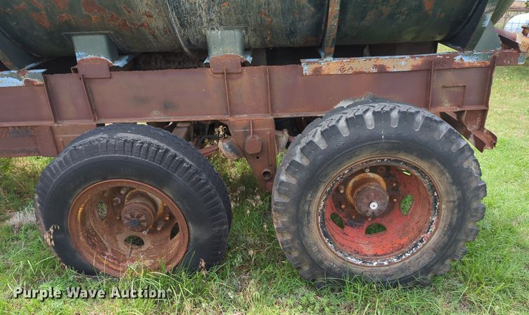 image for item DS6781 Shop built tank trailer