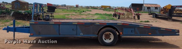 image for item DS6782 Shop built equipment trailer