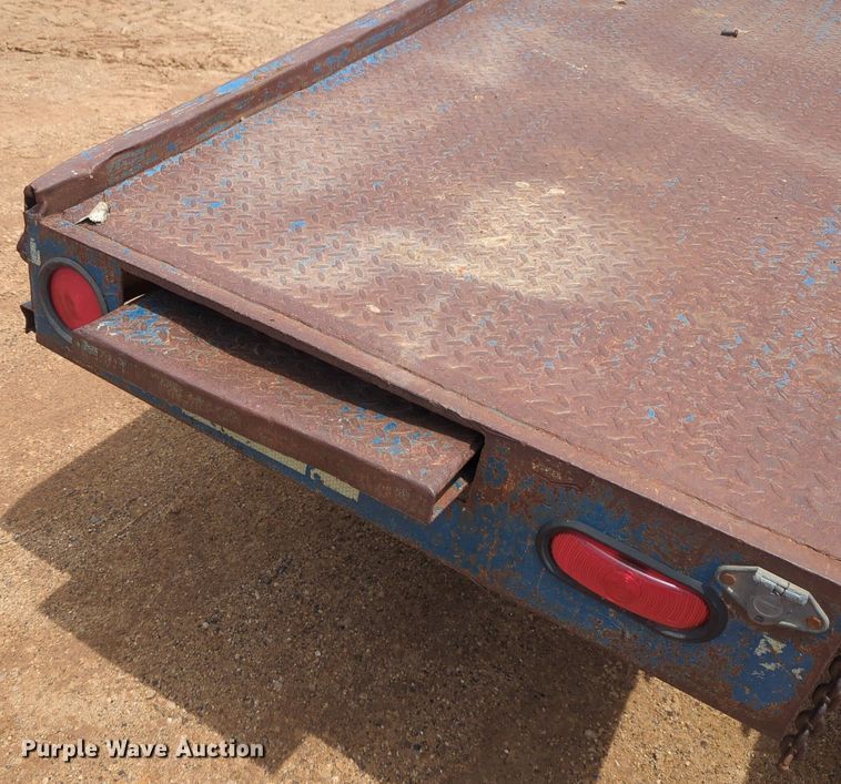 image for item DS6782 Shop built equipment trailer