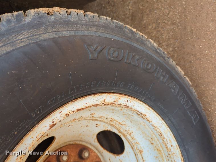 image for item DS6782 Shop built equipment trailer