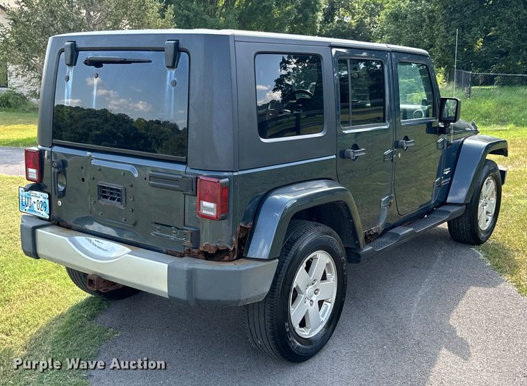 image for item DX0793 2008 Jeep Wrangler Unlimited Sahara SUV