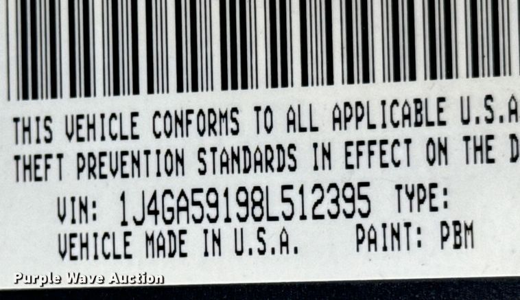 image for item DX0793 2008 Jeep Wrangler Unlimited Sahara SUV