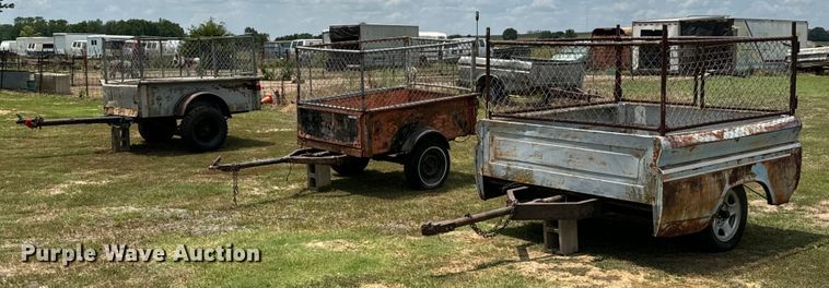 image for item DX0804 (3) Shop built trailer