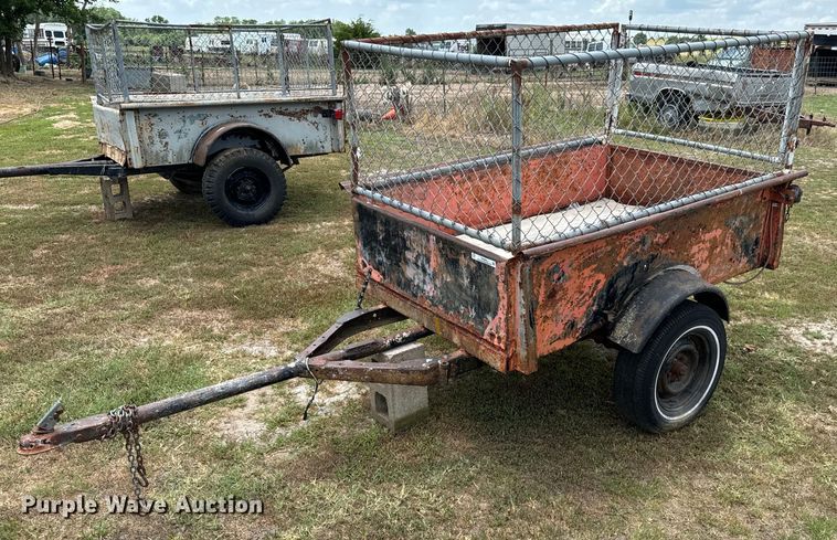image for item DX0804 (3) Shop built trailer