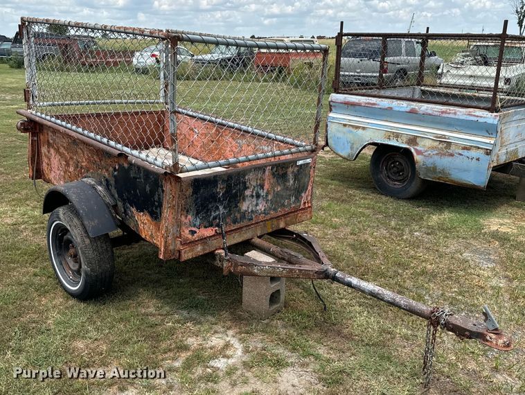 image for item DX0804 (3) Shop built trailer