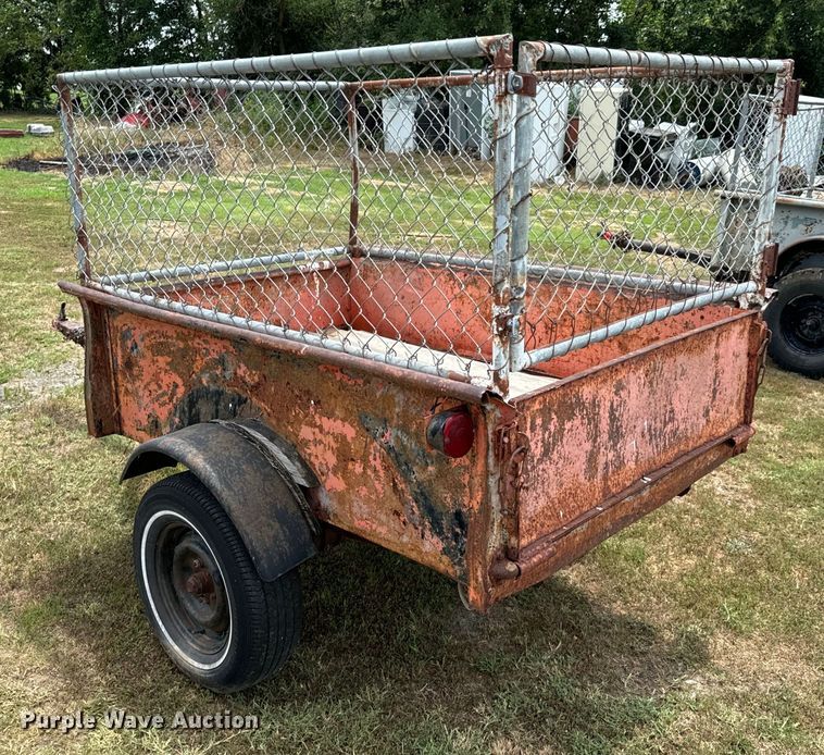 image for item DX0804 (3) Shop built trailer