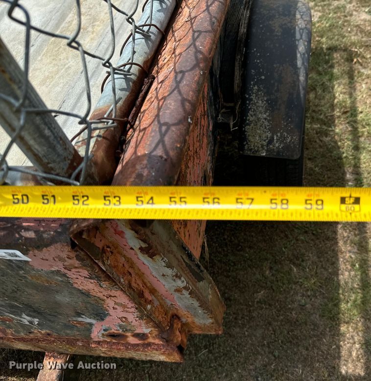 image for item DX0804 (3) Shop built trailer