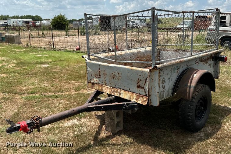 image for item DX0804 (3) Shop built trailer
