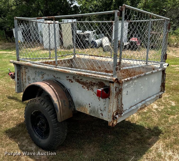 image for item DX0804 (3) Shop built trailer