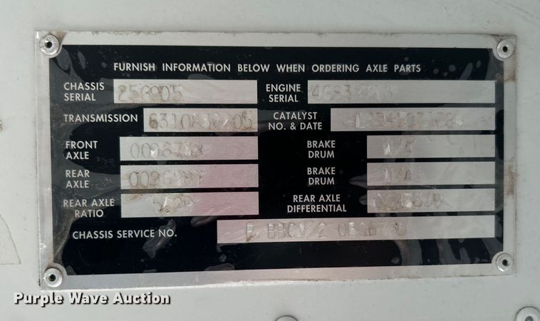 image for item EG0712 2009 Blue Bird Vision school bus